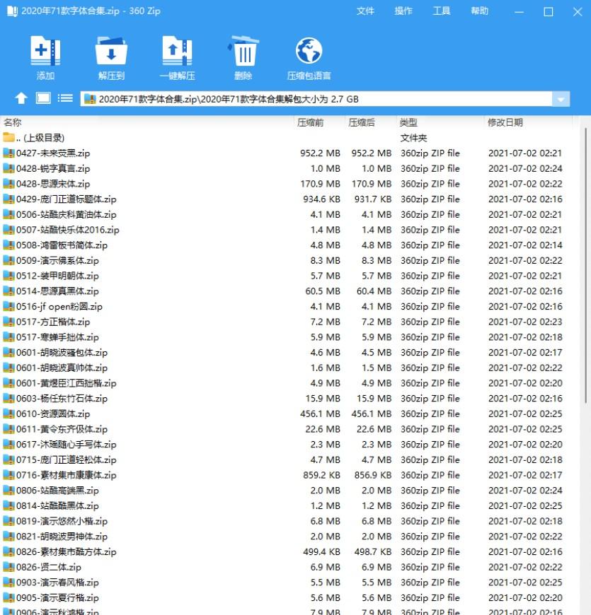 偶然得到的71款商用免费的字体,分享给大家